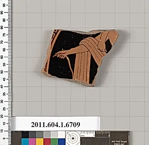 Terracotta fragment of a kylix (drinking cup)