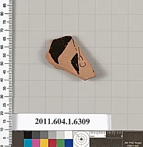 Terracotta fragment of a kylix (drinking cup)