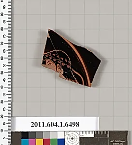 Terracotta fragment of a kylix (drinking cup)