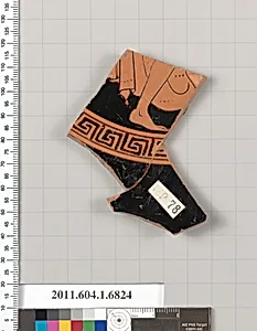 Terracotta fragment of a kylix (drinking cup) by Unknown Artist