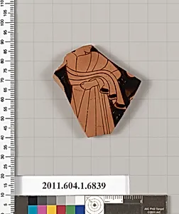 Terracotta fragment of a kylix (drinking cup) by Unknown Artist