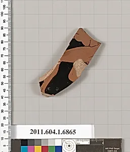 Terracotta fragment of a kylix (drinking cup) by Unknown Artist