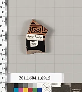 Terracotta fragment of a kylix (drinking cup) by Unknown Artist