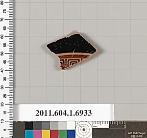 Terracotta fragment of a kylix (drinking cup) by Unknown Artist
