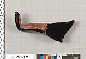 Terracotta fragment of a kylix (drinking cup) by Unknown Artist