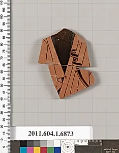 Terracotta fragment of a kylix (drinking cup)