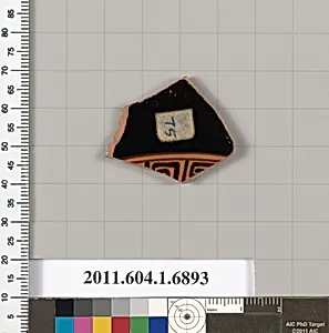 Terracotta fragment of a kylix (drinking cup) by Unknown Artist