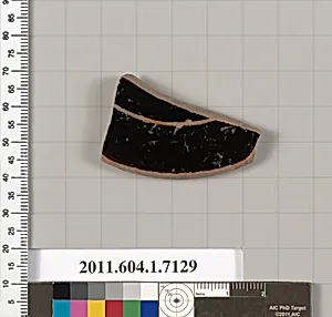 Terracotta fragment of a kylix (drinking cup) by Unknown Artist