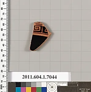Terracotta fragment of a kylix (drinking cup) by Unknown Artist