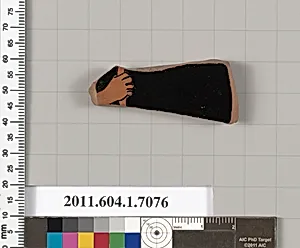 Terracotta fragment of a kylix (drinking cup)