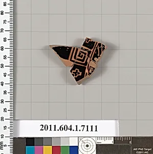 Terracotta fragment of a kylix (drinking cup) by Unknown Artist