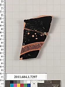 Terracotta fragment of a kylix (drinking cup)