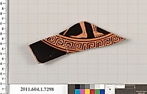 Terracotta fragment of a kylix (drinking cup) by Unknown Artist