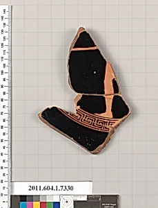 Terracotta fragment of a kylix (drinking cup) by Unknown Artist