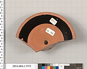Terracotta fragment of a kylix (drinking cup) by Unknown Artist