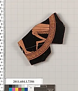 Terracotta fragment of a kylix (drinking cup) by Unknown Artist