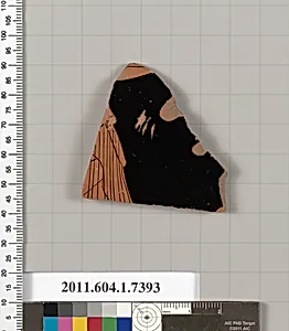 Terracotta fragment of a kylix (drinking cup) by Unknown Artist
