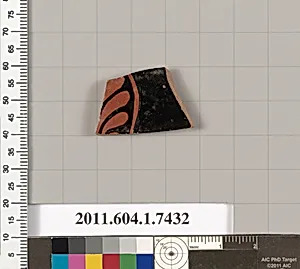 Terracotta fragment of a kylix (drinking cup) by Unknown Artist