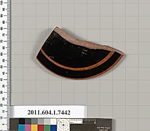 Terracotta fragment of a kylix (drinking cup) by Unknown Artist