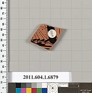 Terracotta fragment of a kylix (drinking cup)