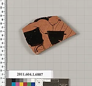 Terracotta fragment of a kylix (drinking cup)