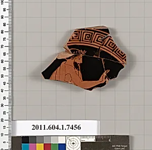 Terracotta fragment of a kylix (drinking cup) by Unknown Artist