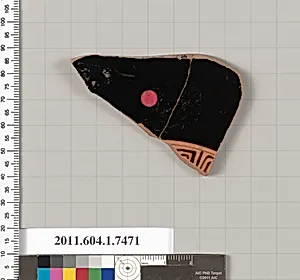 Terracotta fragment of a kylix (drinking cup) by Unknown Artist
