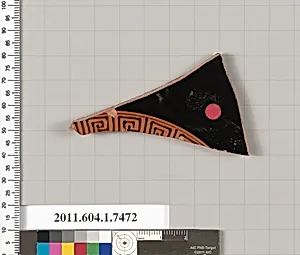 Terracotta fragment of a kylix (drinking cup) by Unknown Artist
