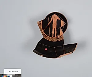 Terracotta fragment of a kylix (drinking cup) by Unknown Artist