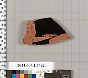Terracotta fragment of a kylix (drinking cup) by Unknown Artist
