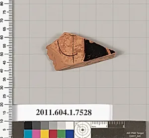 Terracotta fragment of a kylix (drinking cup) by Unknown Artist