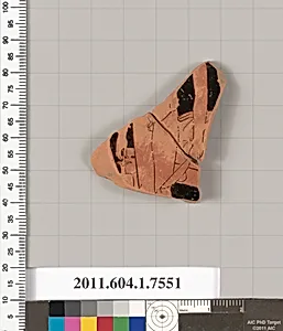 Terracotta fragment of a kylix (drinking cup) by Unknown Artist