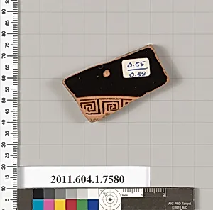 Terracotta fragment of a kylix (drinking cup) by Unknown Artist