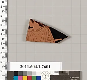 Terracotta fragment of a kylix (drinking cup)