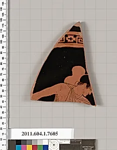Terracotta fragment of a kylix (drinking cup) by Unknown Artist