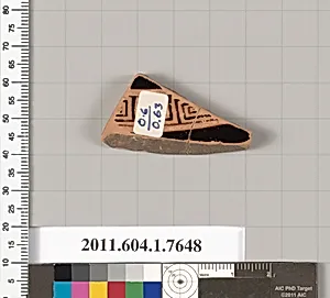 Terracotta fragment of a kylix (drinking cup) by Unknown Artist