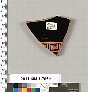 Terracotta fragment of a kylix (drinking cup) by Unknown Artist