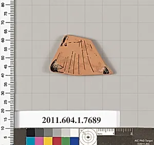 Terracotta fragment of a kylix (drinking cup) by Unknown Artist