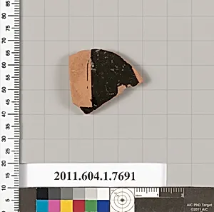 Terracotta fragment of a kylix (drinking cup) by Unknown Artist
