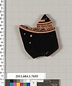 Terracotta fragment of a kylix (drinking cup) by Unknown Artist