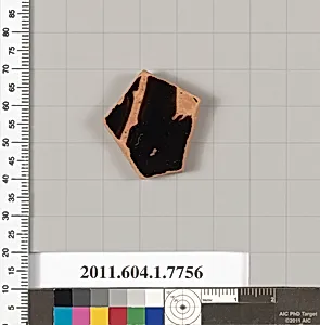Terracotta fragment of a kylix (drinking cup) by Unknown Artist