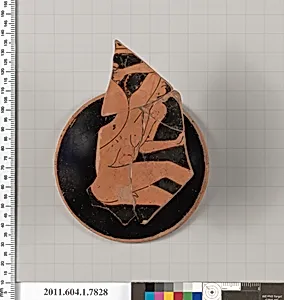 Terracotta fragment of a kylix (drinking cup) by Unknown Artist