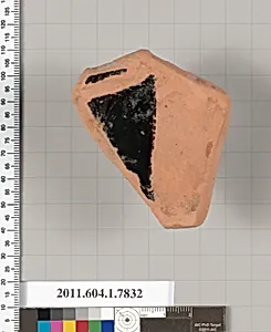 Terracotta fragment of a kylix (drinking cup) by Unknown Artist