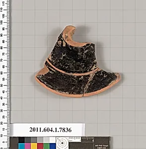 Terracotta fragment of a kylix (drinking cup) by Unknown Artist