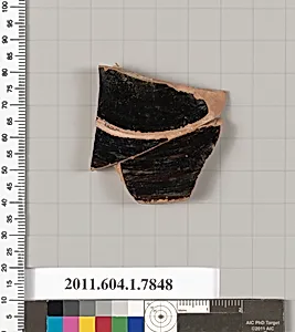 Terracotta fragment of a kylix (drinking cup) by Unknown Artist