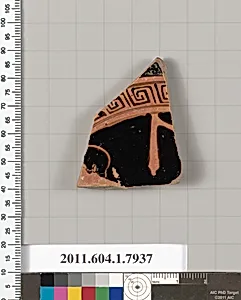Terracotta fragment of a kylix (drinking cup)