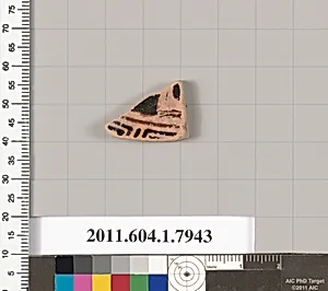 Terracotta fragment of a kylix (drinking cup)