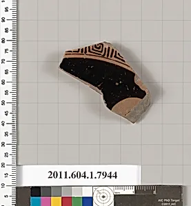 Terracotta fragment of a kylix (drinking cup) by Unknown Artist