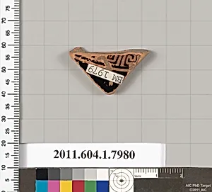 Terracotta fragment of a kylix (drinking cup) by Unknown Artist