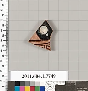 Terracotta fragment of a kylix (drinking cup) by Unknown Artist